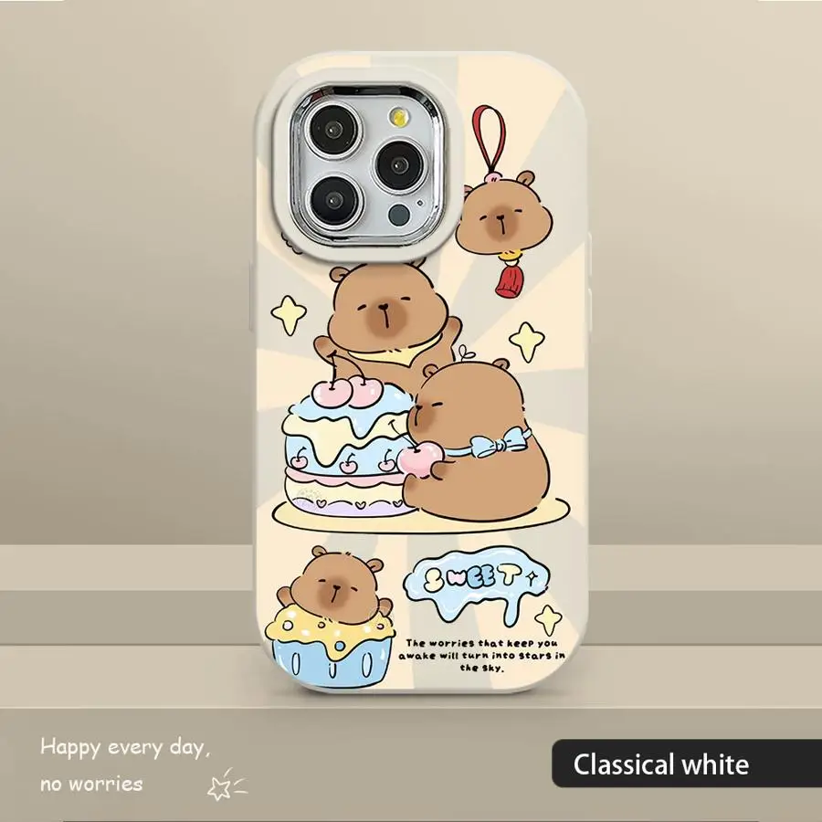 Cartoon Capybara Silicone Phone Case for Xiaomi Redmi Note 12 13 10 11 Pro 9s 9 Pro Plus 5G 13Pro Soft funda case