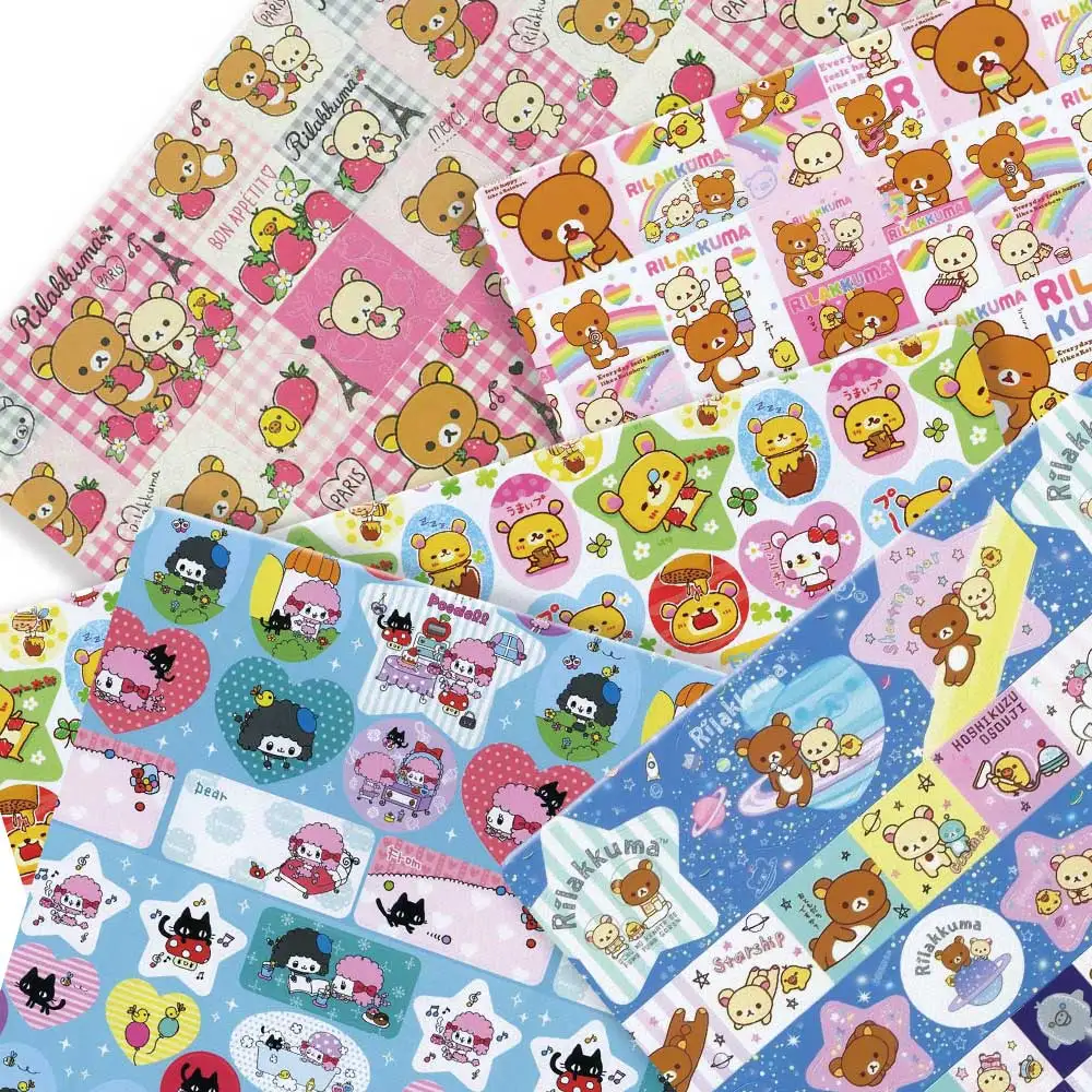 Hello Kitty 140x50CM Cartoon cotton fabric Patchwork Tissue Kid Home Textile Sewing Doll Dress Curtain Polyester cotton Fabric