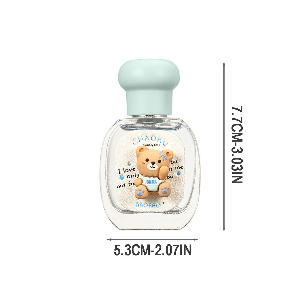 عطر لطيف على شكل قلب Eau de Parfum EDP 25 مل عطر زهري/فواكه طازج للفتيات والنساء 4-6H عطر يومي يدوم طويلاً
