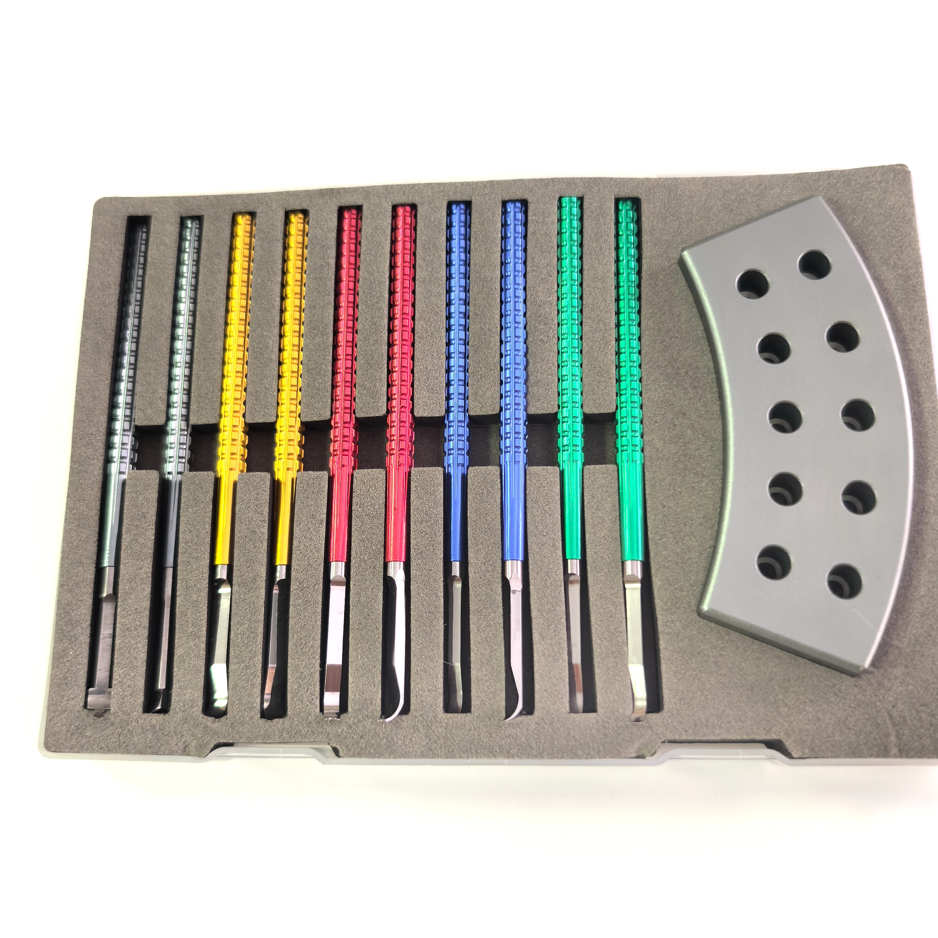 

High quality 10PCS watch pointer removal tool with all metal strap base suitable for various mechanical movements