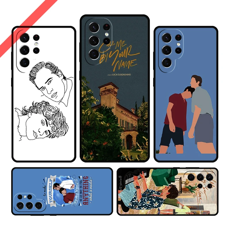 Call Me By Your Name Phone Case For Samsung Galaxy S20 FE S21 S10 S23 Plus S24 S22 Ultra Coque Note20 Note10 S9 S8 Cover Capa