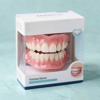 False Teeth Upper Lower Veneers Teeth Braces Smile Comfortable Fit Temporary Fake Tooth Whitening Denture Kit Oral Hygiene Care