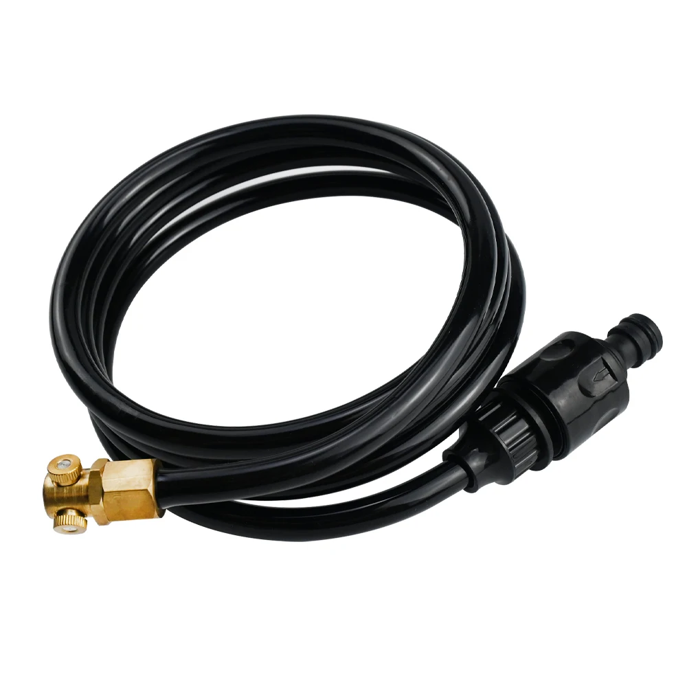 

2-Meter Misting Stand with Dual Brass Nozzles – Adjustable & Flexible Outdoor Cooling System for Patio, Pool, Terrace &