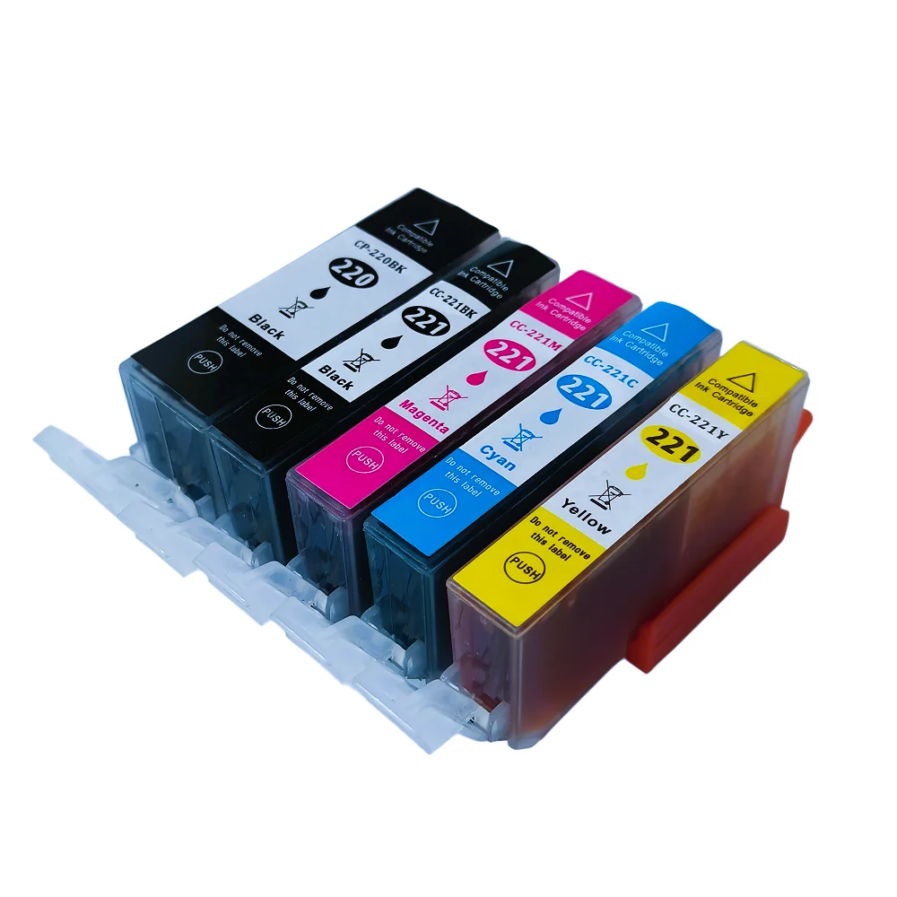 INK WAY PGI-220 CLI-221 Chipped  ink cartridge with ink for IP4600 MP980 MX870