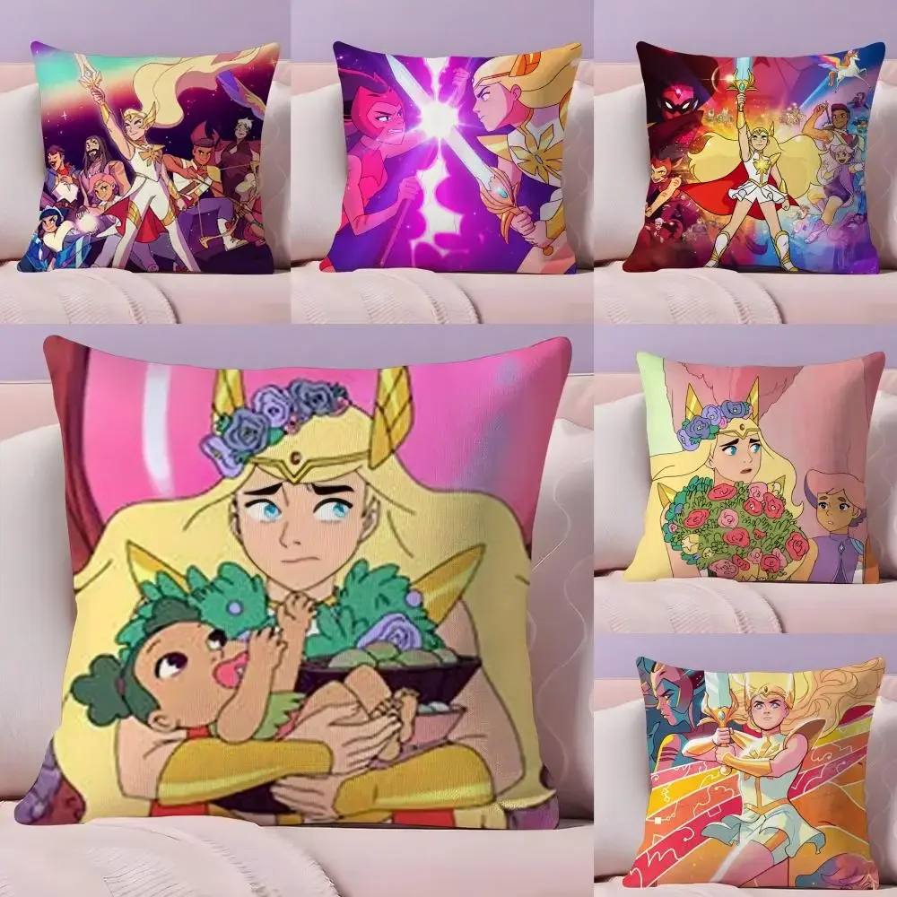 

Чехол для подушки She Ra and The P-Princesses of P-Power, плюшевая ткань, мягкий двусторонний диван с принтом, теплая зимняя подушка для дома, подарок