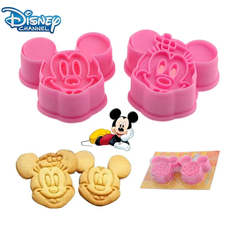 Disney Mickey Minnie Mouse Biscuit Mold Cartoon 3D Baking Tool Mold DIY Stitch Mold Party Gift Cute