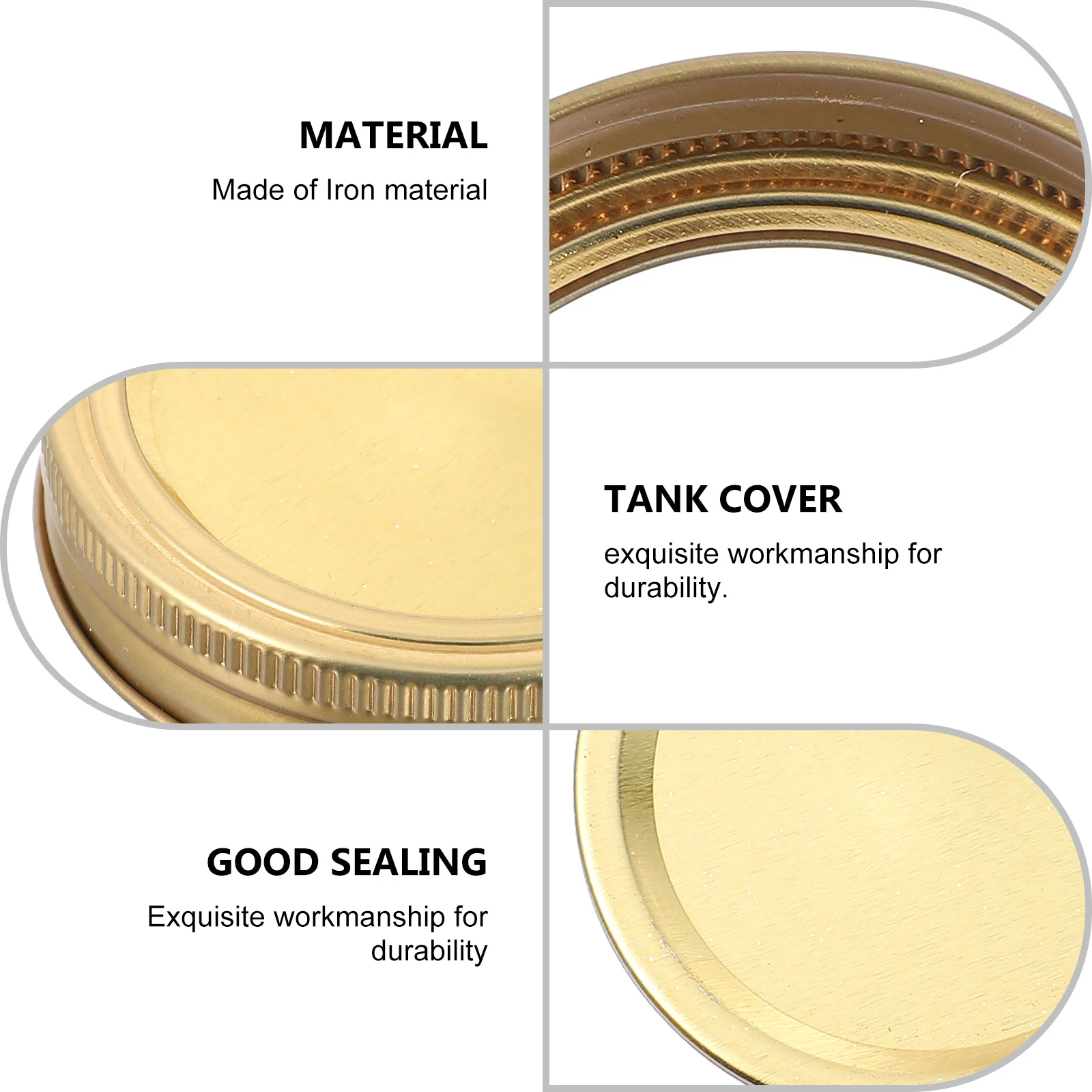 

12Sets 70Mm Canning Replacement Lids Tinplate Jars Seal Caps for Food Storage Freshness Retention Canning Jar Lids