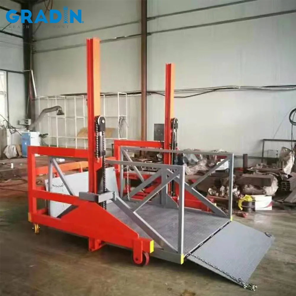 Mobile Loading and Unloading Truck Lift Vertical Loading and Unloading Adjustment Height 2 Tons 3 Tons Loading Lifting Platform