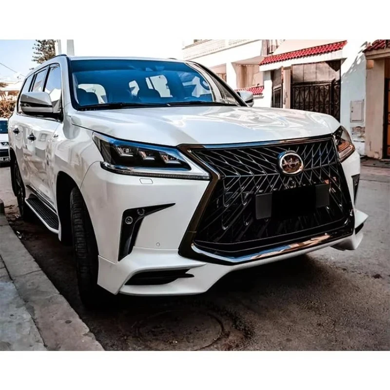 Hot Sale Body Kits for 2016-2020 LX570 White& Black Edition Sport Plus Kuro Style 2020 2021 Front Grill Tai Lamp