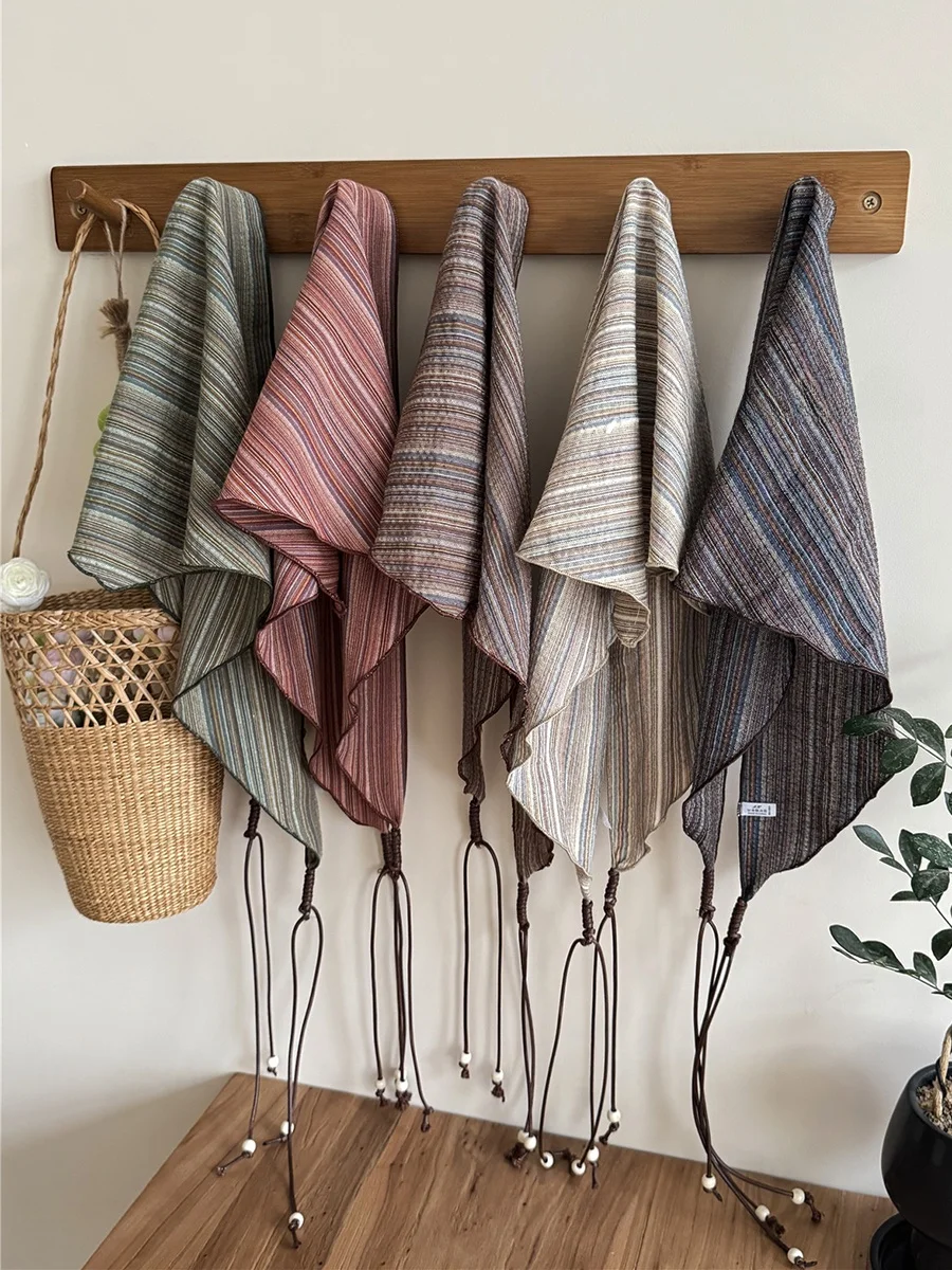 lenco-triangular-com-contas-estilo-coreano-feminino-padrao-listrado-decorativo-novo-estilo-primavera-verao-laco-versatil