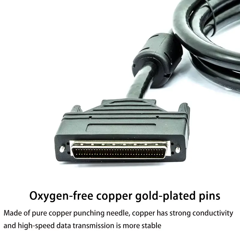 SCSI DB68 Male to Male Server Cable Industrial Control Double Shielded Cable HP68 Pin Full Copper Motion Control Card Data Cable