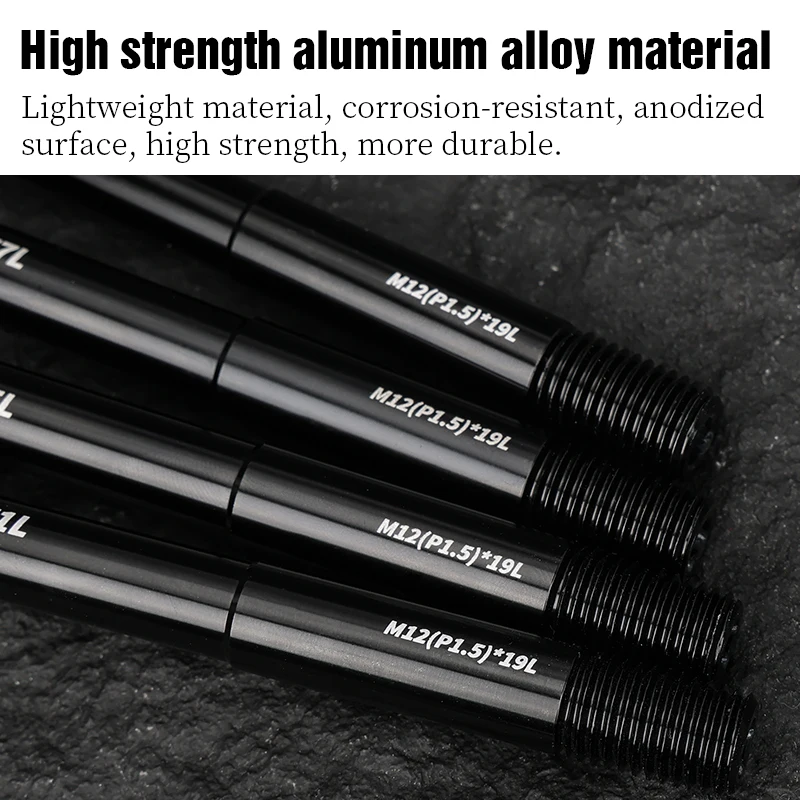 LEBYCLE MTB Bicycle Quick Release Thru Axle Road Bike Screw Shaft DT Structure Skewers 12mm Wheel Axis Hub Rear M12 M15 x 148MM