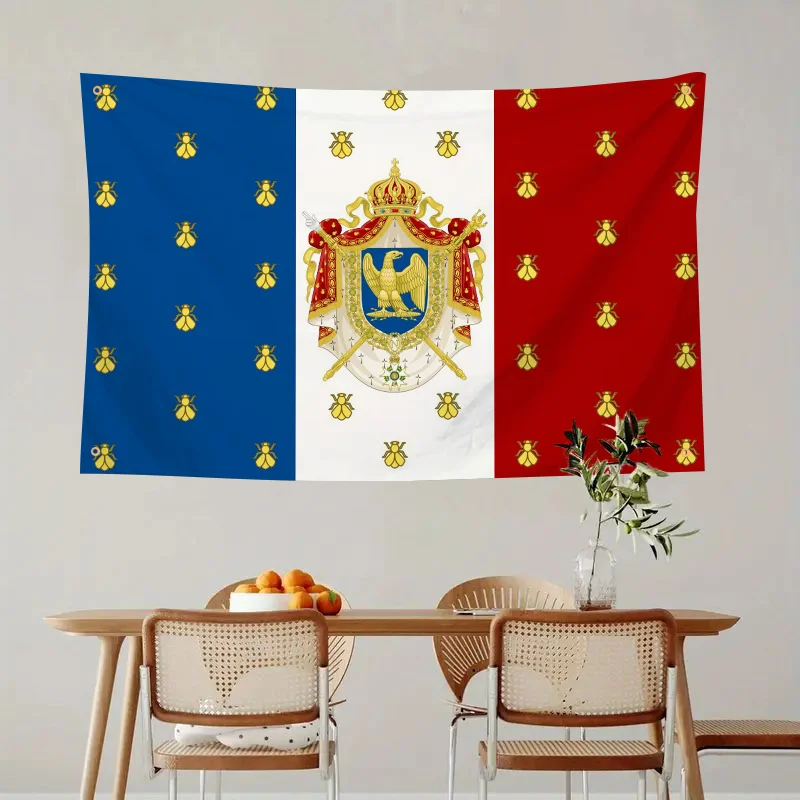 1pc France Royal Banners And Ensigns Flag Flags And Banners Four Hole Polyester Outdoor Decor Room Aesthetic