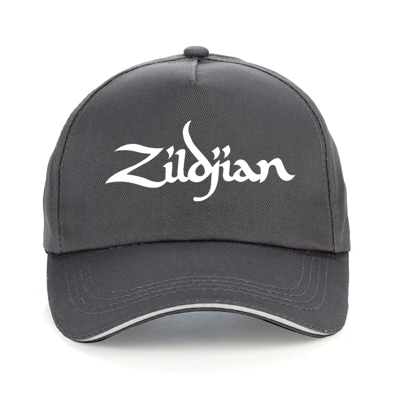 Zildjian Percussion Drums Cymbal Logo Mens Baseball Cap Cotton Printed Fashion Sun Hats Caps for Men and Women gorras