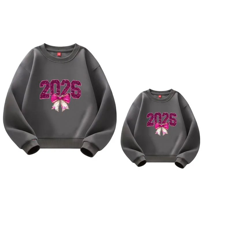 

Family Matching Sweatshirt Mother Daughter Clothes Cotton Adult Kids Family Mommy and Daughter Matching Clothes Mommy and Me