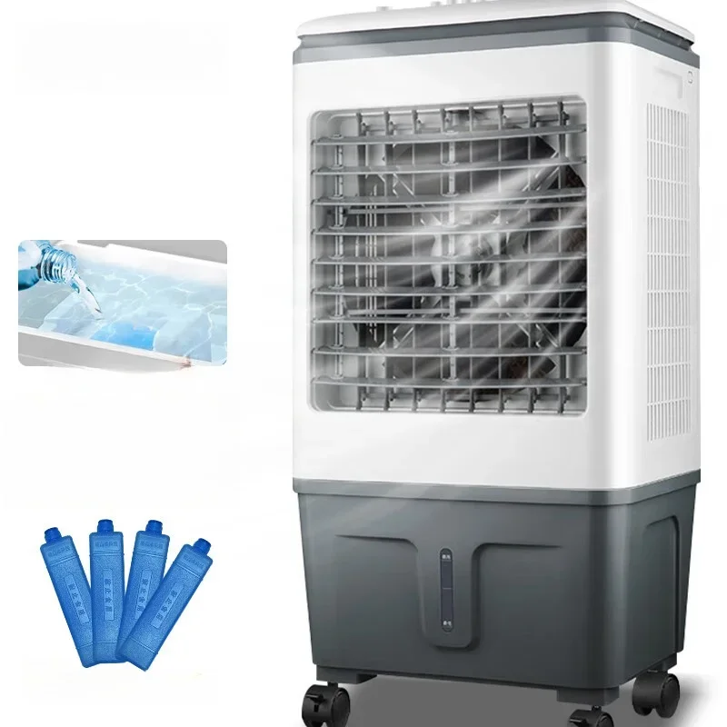 Электрический охладитель воздуха SAST 30 л 80 Вт, напольная подставка, вентилятор водяного охлаждения, промышленные портативные вентиляторы-кондиционер 220 В