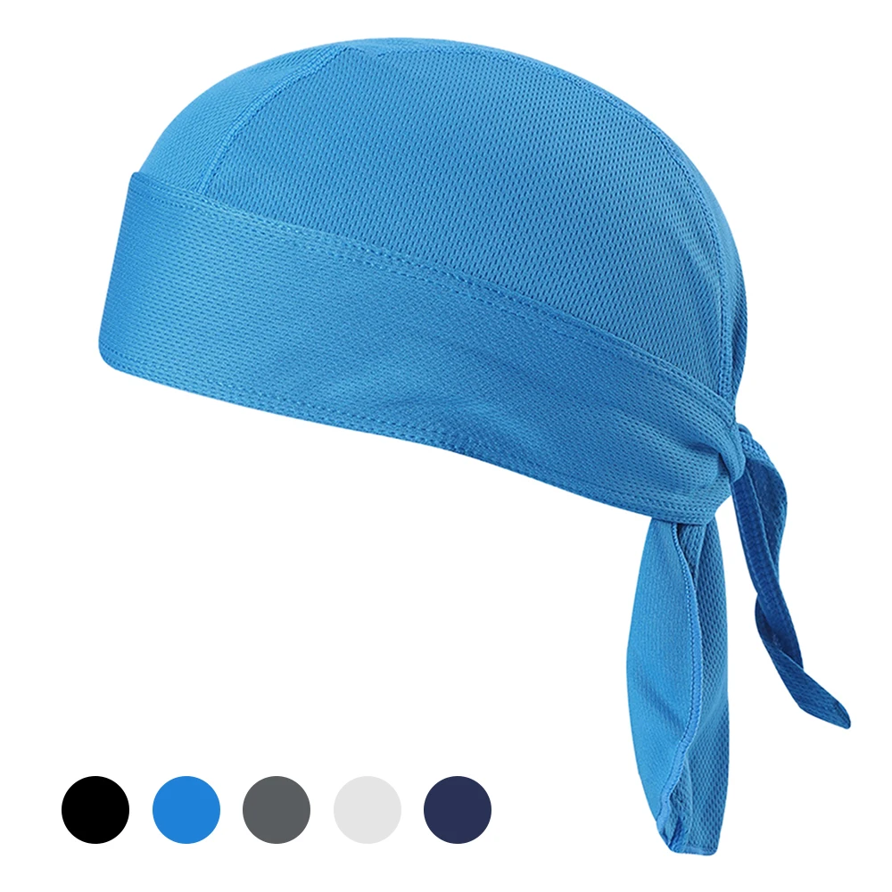 Fahrrad-Stirnband, schweißableitende Kappe, Fahrrad-Kopftuch, schnell trocknende Sonnenschutzhut, Kopftuch für Outdoor-Radsport, Sport-Bandana