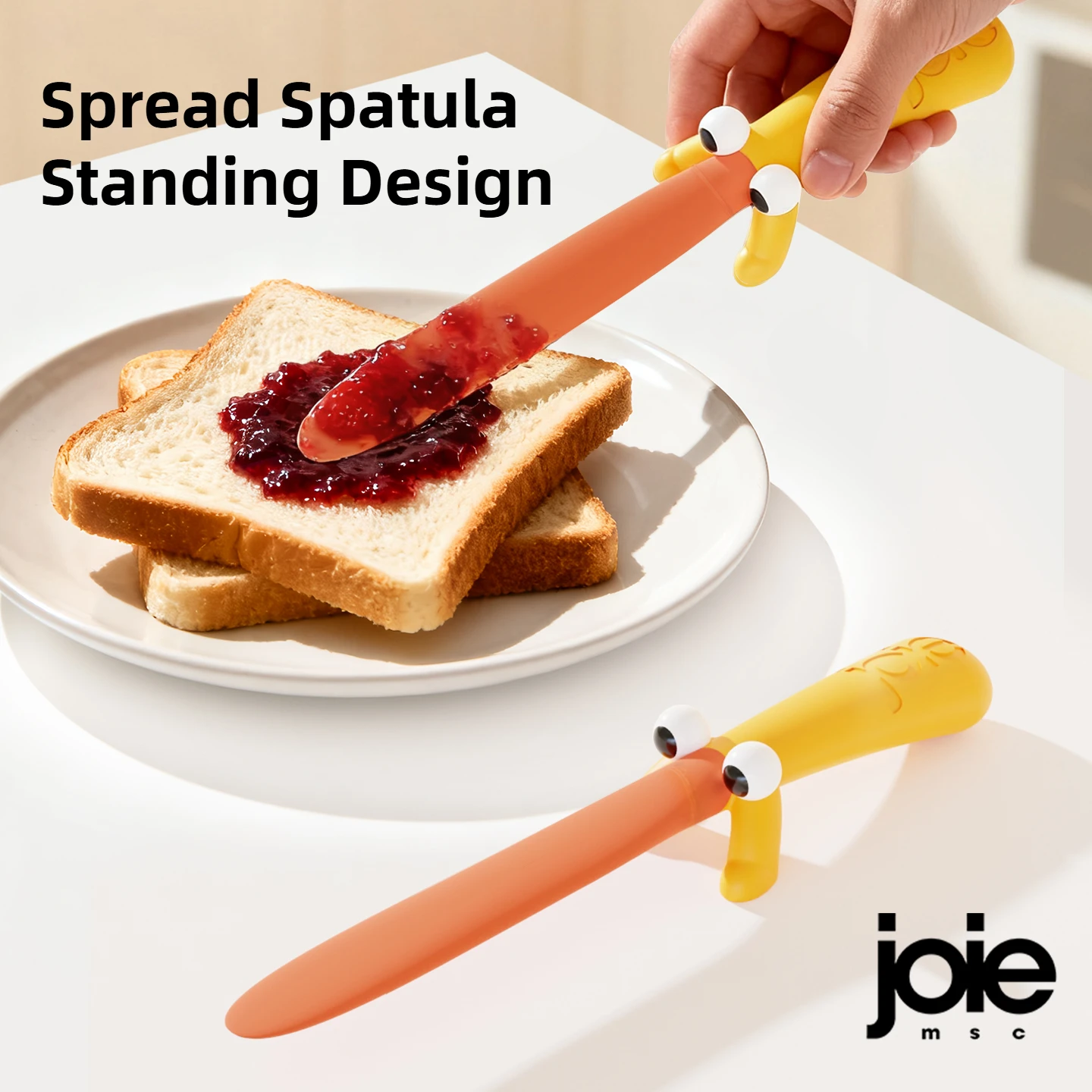 Joie-rascador de silicona, esparcidor de salsa, espátula para crema y mantequilla, espátula antiadherente, utensilios de cocina resistentes al calor