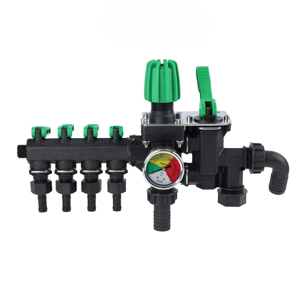Heavy-Duty 3/4 Way Spray Nozzle Splitter Kit for Agricultural Machinery Boom Sprayers with Hydraulic Control System