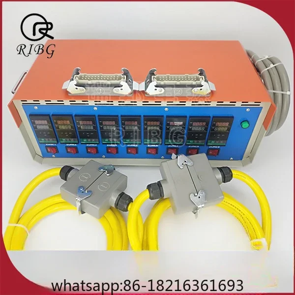 

Hot runner, dedicated temperature control box for automotive parts molds, 9 sets of solid-state temperature control boxes