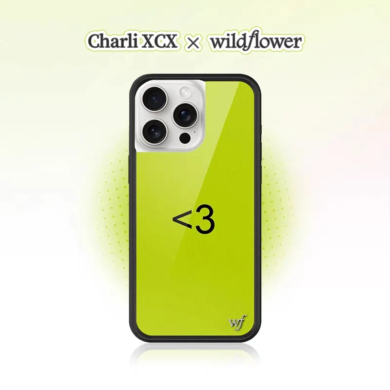 NONE Wildflower Girls Charli XCX Handyhülle für iPhone 12 13 14 15 16 17 Pro Max Plus 17Pro Air 17promax wf Sängerin Cover Funda 3