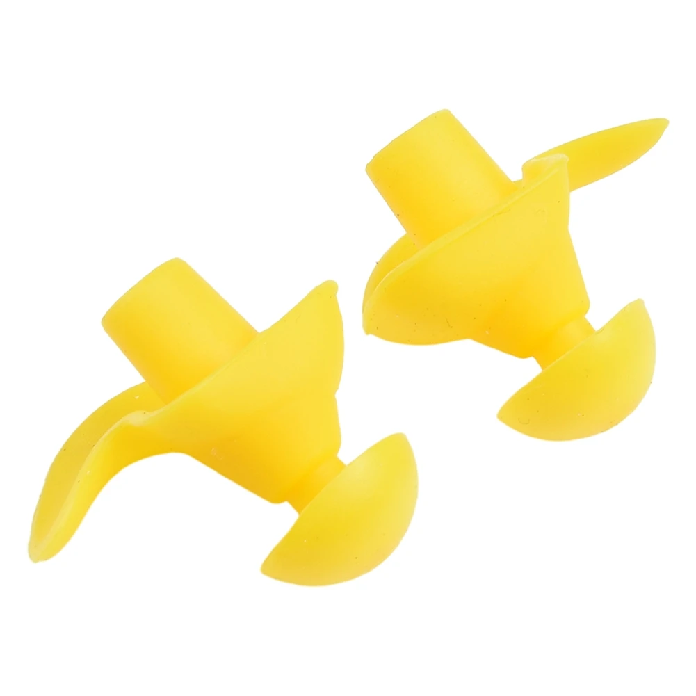 Durable High Quality New Practical Reuseable Ear Plugs Beginner Diving Kids Silicone+PC Solid Color Waterproof