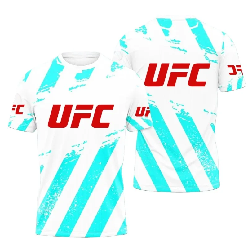UFC Fighting Fans 3D Printed Fashionable Men's T-shirt Summer Women's Quick Drying Breathable Outdoor LeisureSports Training Top
