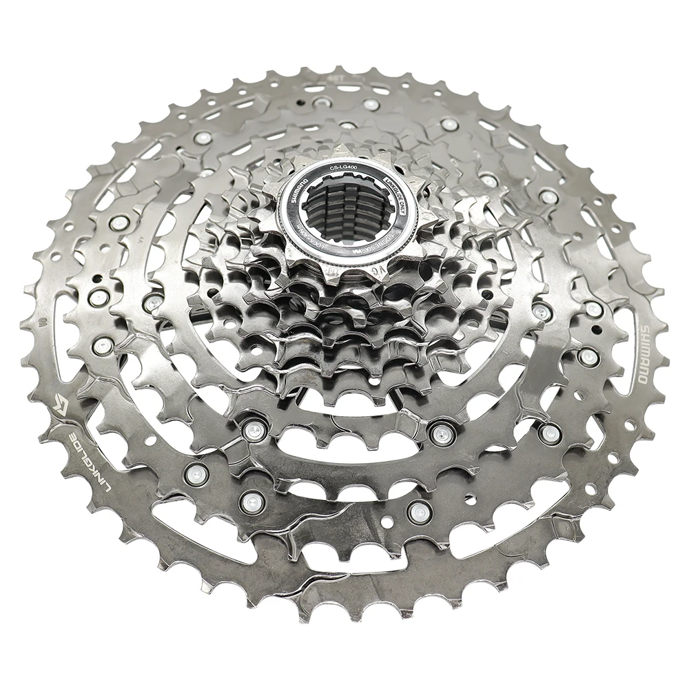 SHIMANO CUES CS-LG400-10 10 Speed Bike Cassette Sprocket 11-43T 11-48T Freewheel for MTB Bike Original Bicycle Parts