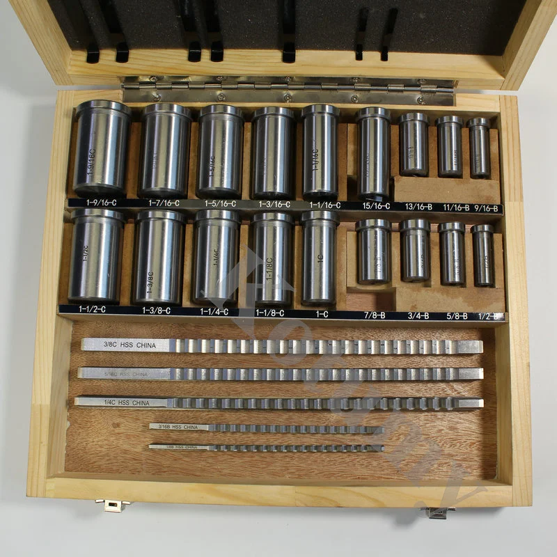 30 قطعة من مجموعة أدوات المفاتيح ذات النظام البريطاني دبابيس القطع لدقة ماكينة CNC #5