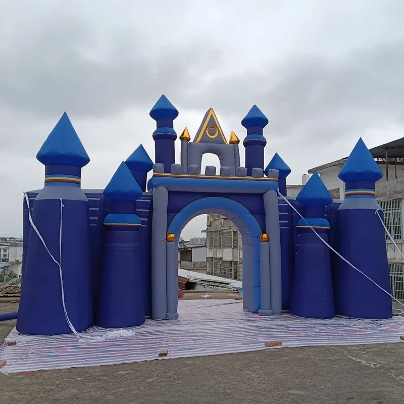 Castle Arch Inflatable For The Amusement Park Fairy Tale Castle Of The Children's Parks Party