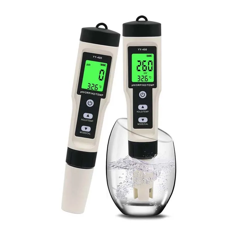 

4 in 1 Hydrogen ion concentration water quality tester Test pen Digital drinking water quality meter