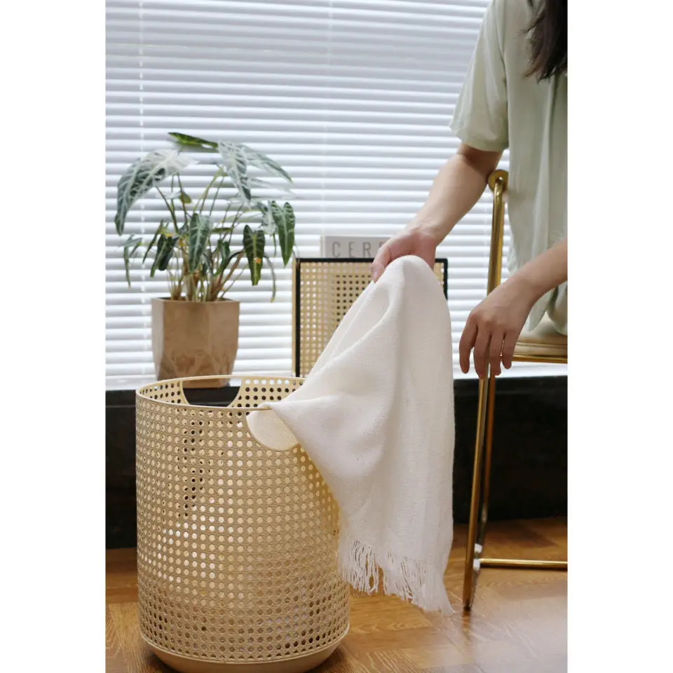 

Hee shop, simple Nordic design storage basket, dirty clothes basket, painting bucket, homestay, modern living