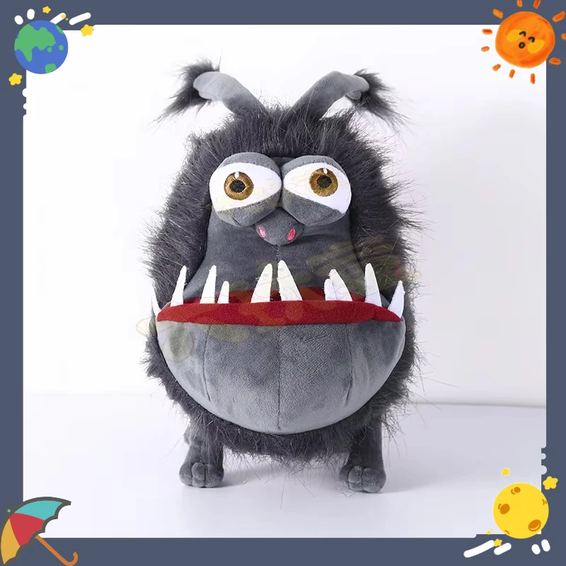 

High-Quality Ugly Dog Plush Toy Long Haired Black Fur Stuffed Animal Doll For Collectors And Fans Of Toys & Hobbies