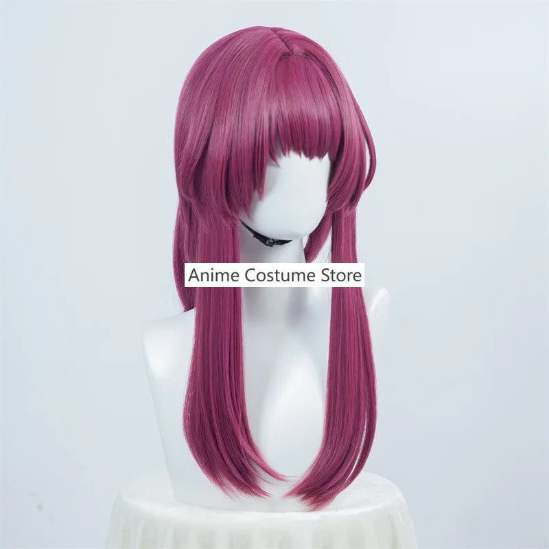 애니메이션 게임 혼카이: 스타 레일 카프카 코스프레 코스튬 가발, 토끼 소녀 점프수트, 비키니 수영복, 섹시한 카니발 할로윈 세트