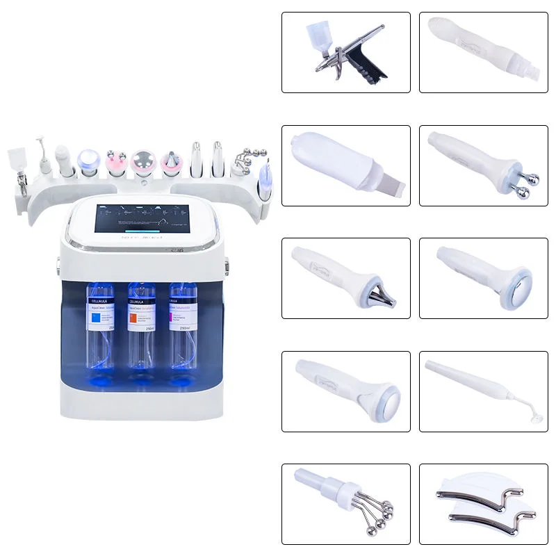 

Многофункциональный аппарат для гидродермабразии 10 в 1: микродермабразия, кислородная терапия, глубокая очистка кожи, водоструйный уход, пузырьковый SPA-аппарат для красоты