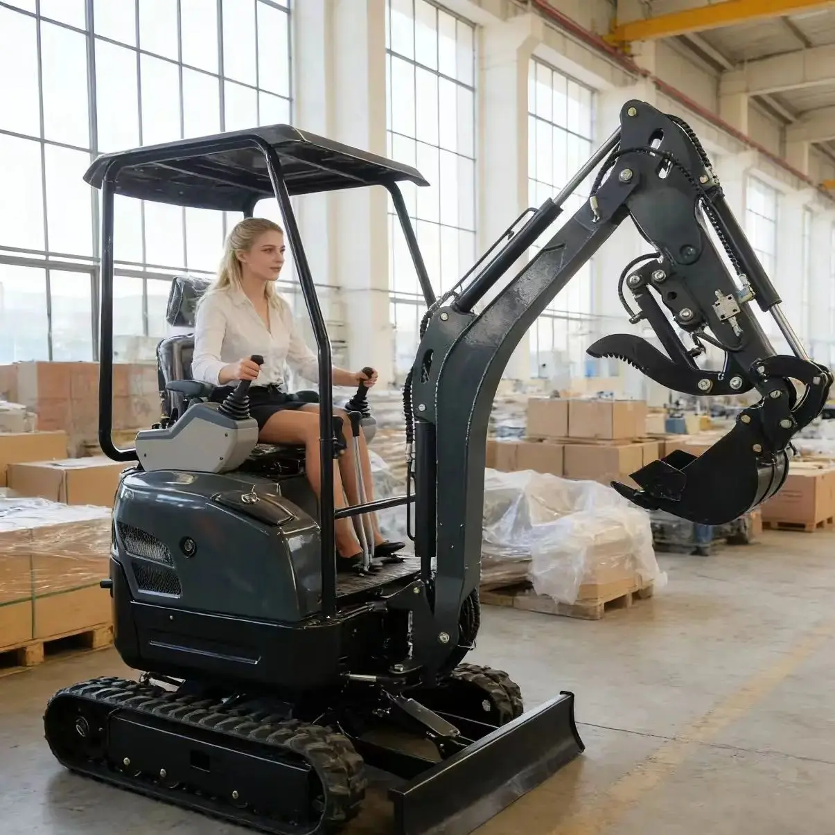 

Customized 1.5 Ton Crawler Mini Excavator CE EPA Factory Price Digger For European Standard