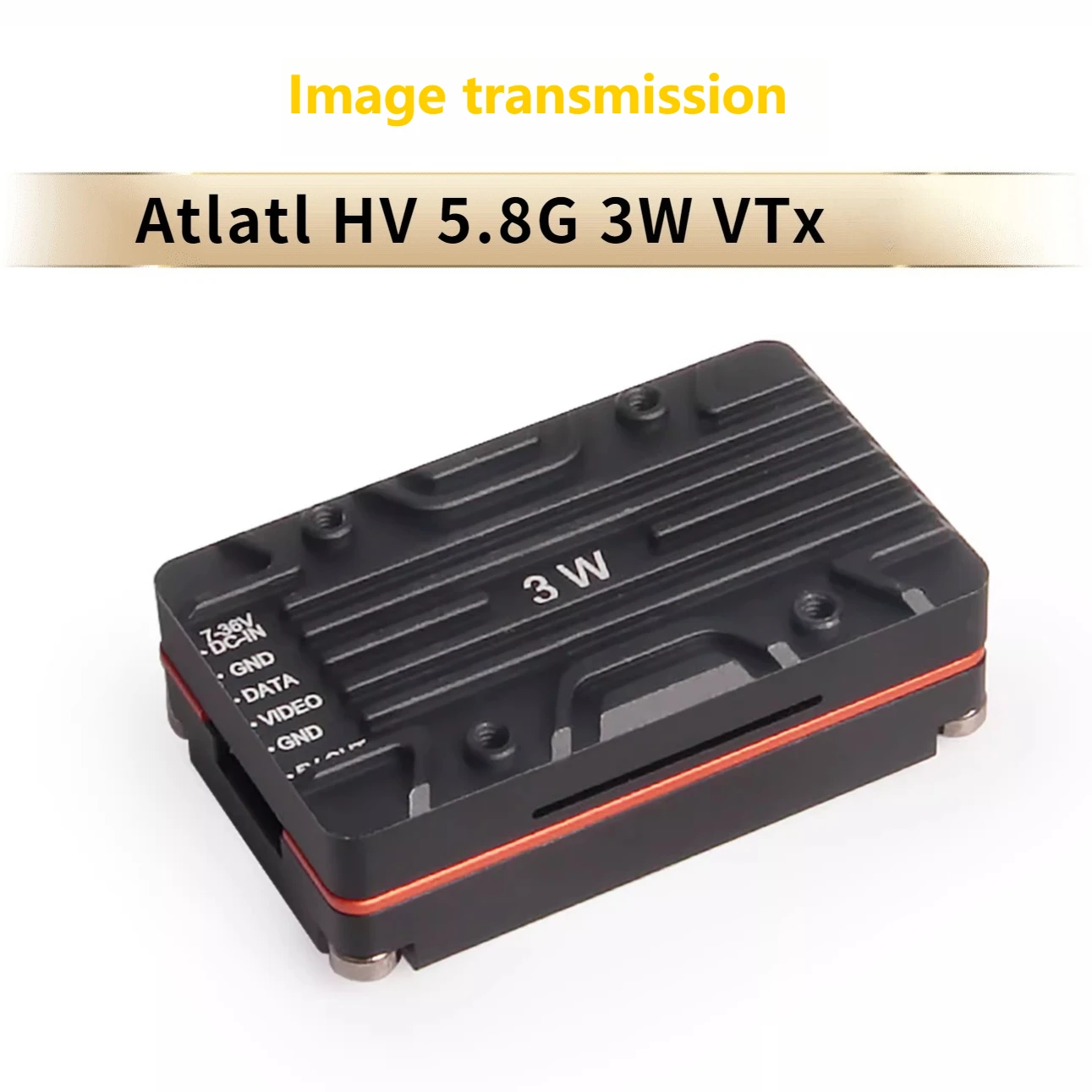 Holybro Atlatl HV 5.8G 3W High-Power VTx Video Transmission for Multirotors and Fixed-Wings: Long-Range, Low-Latency