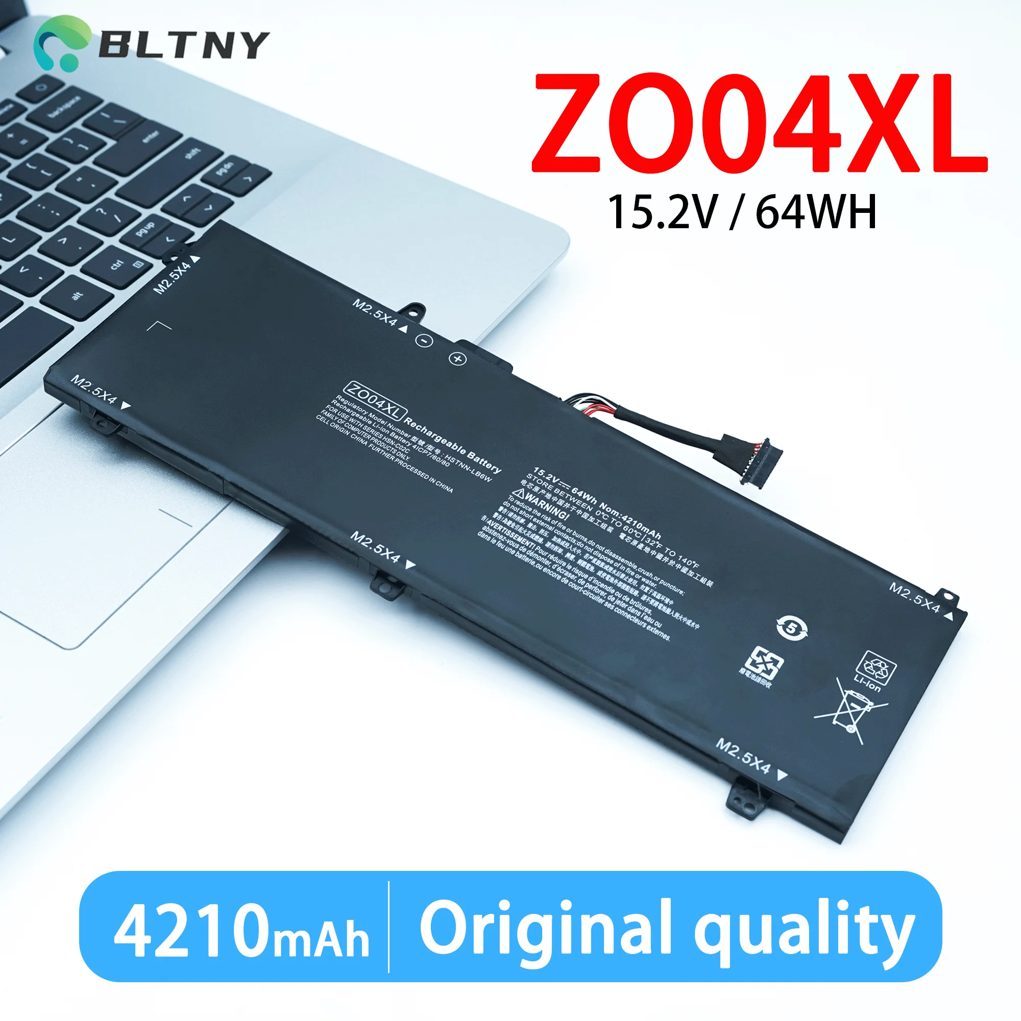 

ZO04XL Аккумулятор для ноутбука 64 Втч для HP ZBook Studio G3 G4 808396 -421 808450 -001 HSTNN-CS8C HSTNN-C88C HSTNN-LB6W