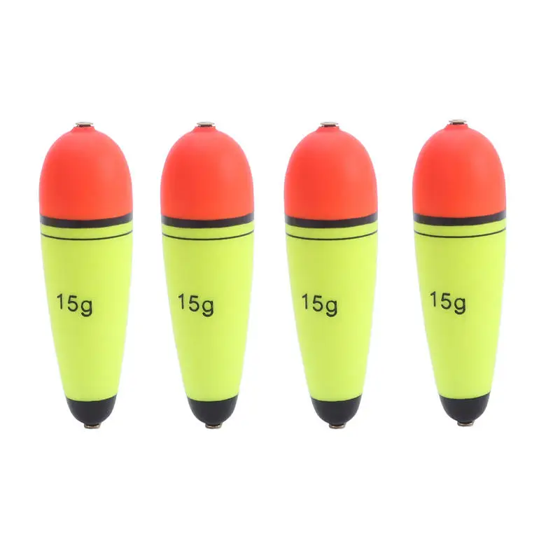 4pcs Slip Fishing Bobber Float Set EVA Foam Fishing Slider Floats Lightweight Slip Cork Fishing Accessories Tools Tackles