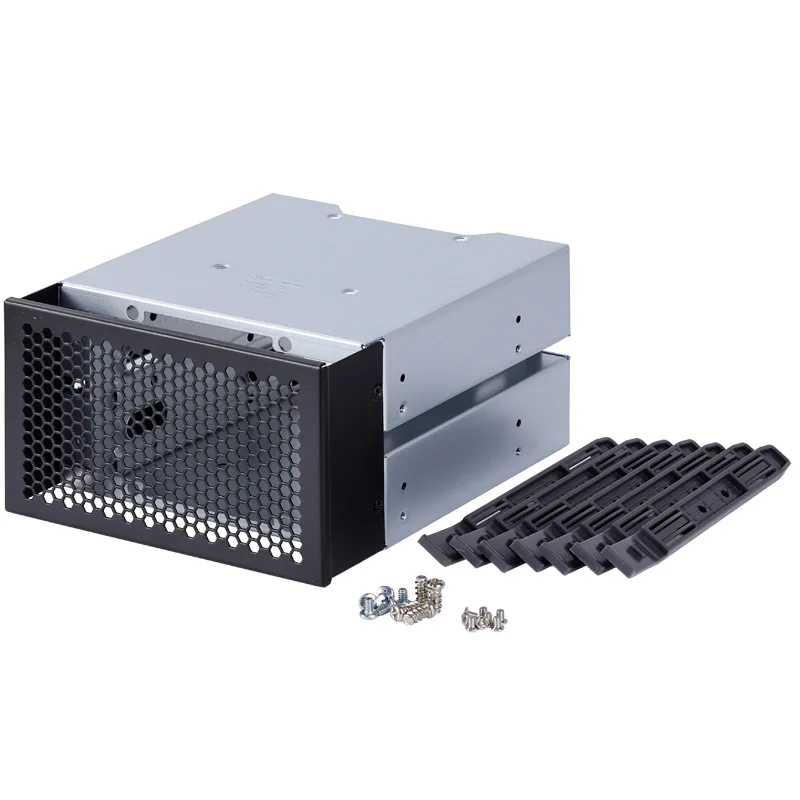 

3-position Hard Disk Cage, Computer Case Occupies 2 Optical Drive Positions, Expansion Rack 3-position 3.5-inch Hard Disk Cage