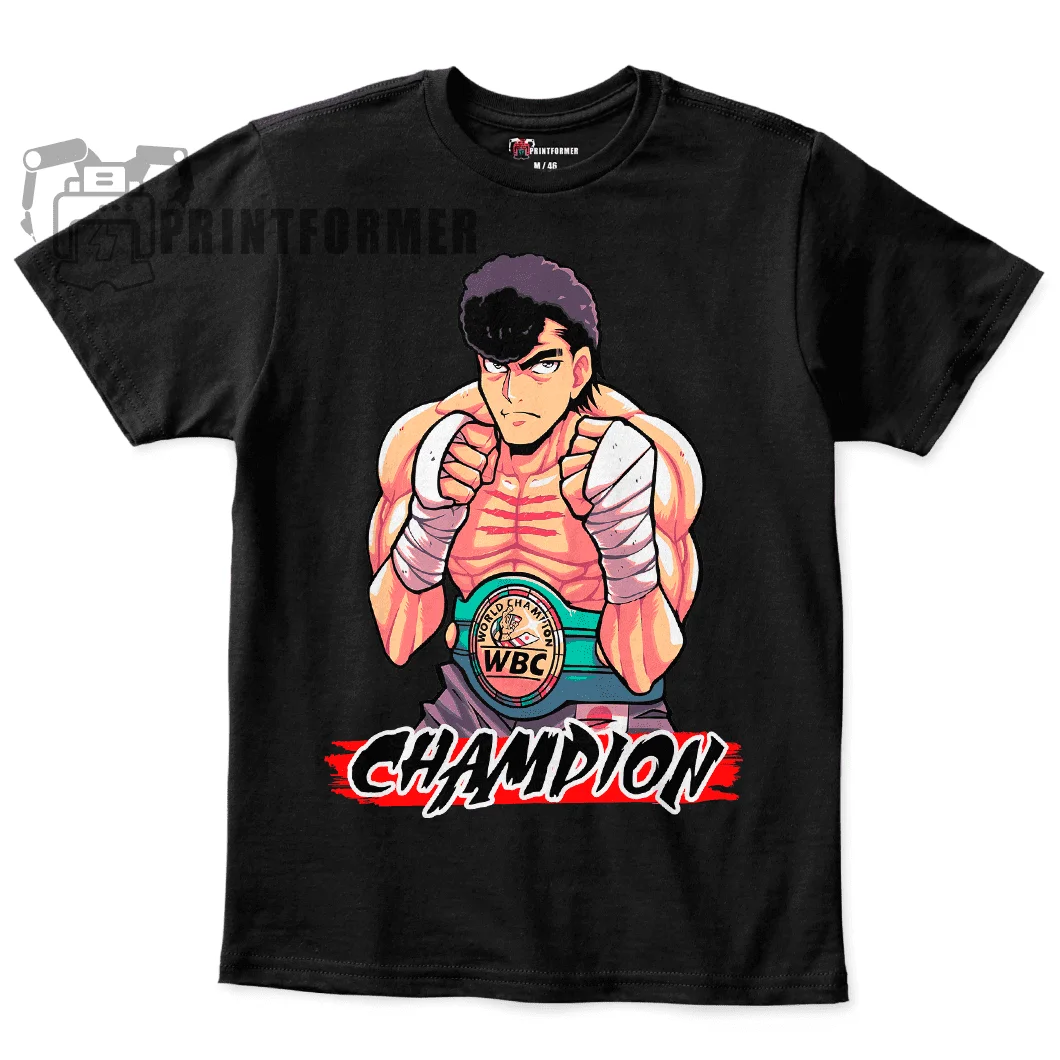 

Unisex T-shirt Hajime no Ippo Takamura Сhampion / Першый Крок Такамура Чампион