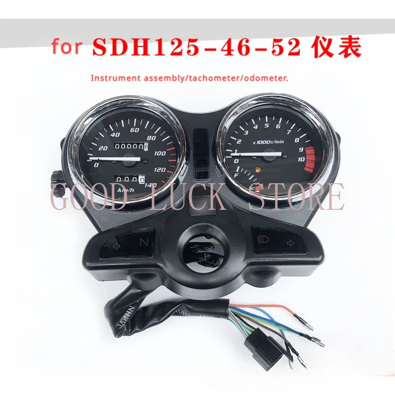 

Odometer Instrument Assembly Motorcycle Accessories for SDH125-46/46B-52/52A Tachometer