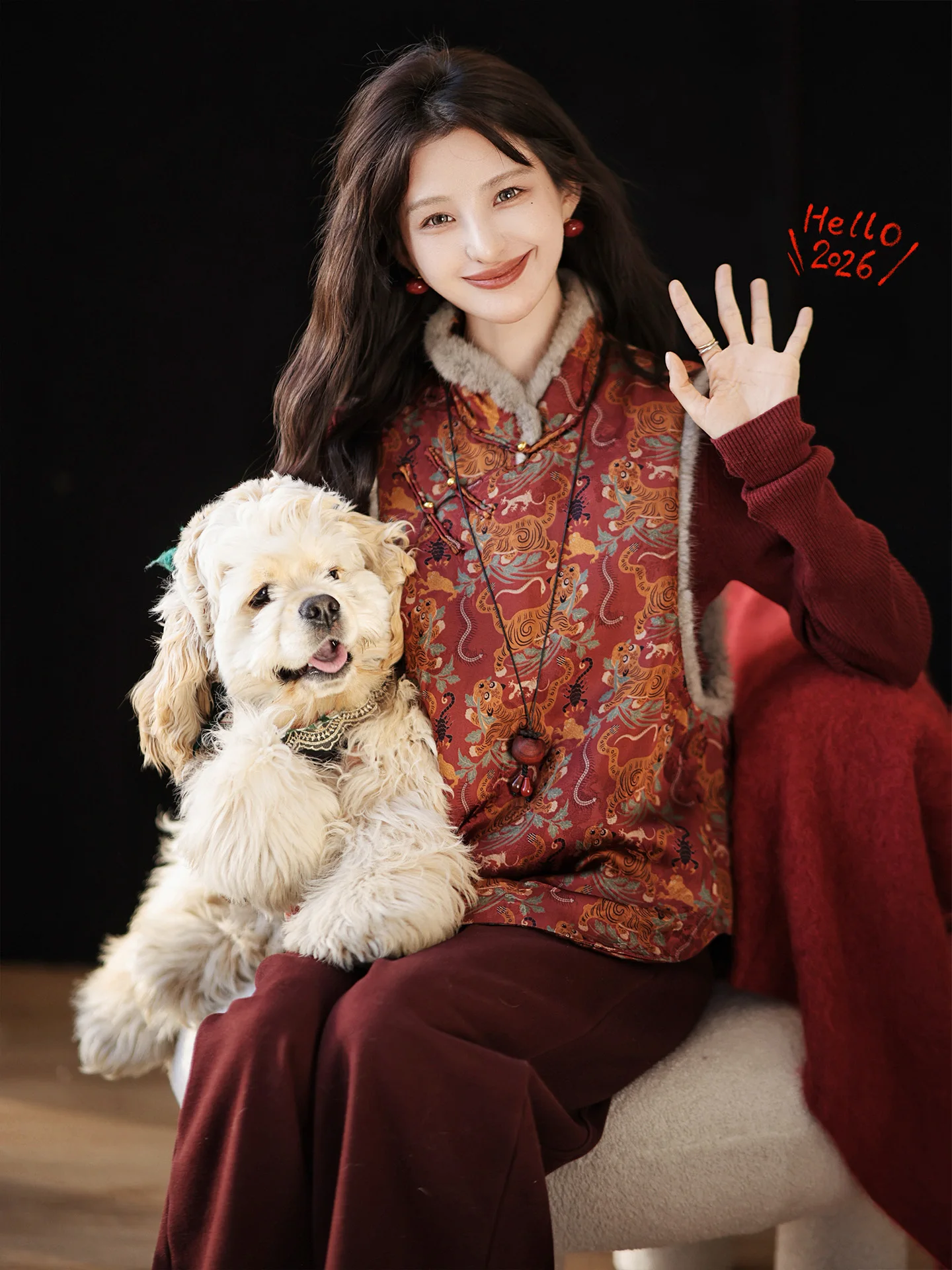 

Традиционный китайский меховой жилет ZhaodaXi: элегантный, с воротником-стойкой, из шелкового материала, для ношения под одеждой, теплый, для повседневной носки