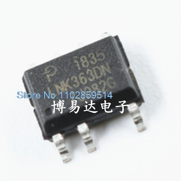 LNK363DN SOP-7 LNK363D, 10PCs/로트