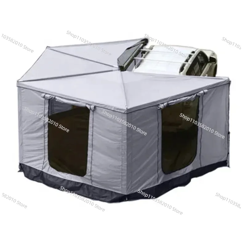 

Масштабируемая боковая машина со светодиодной лентой, боковой солнцезащитный козырек, уличная палатка, боковая крыша внедорожника, солнцезащитный козырек 270, независимый гараж