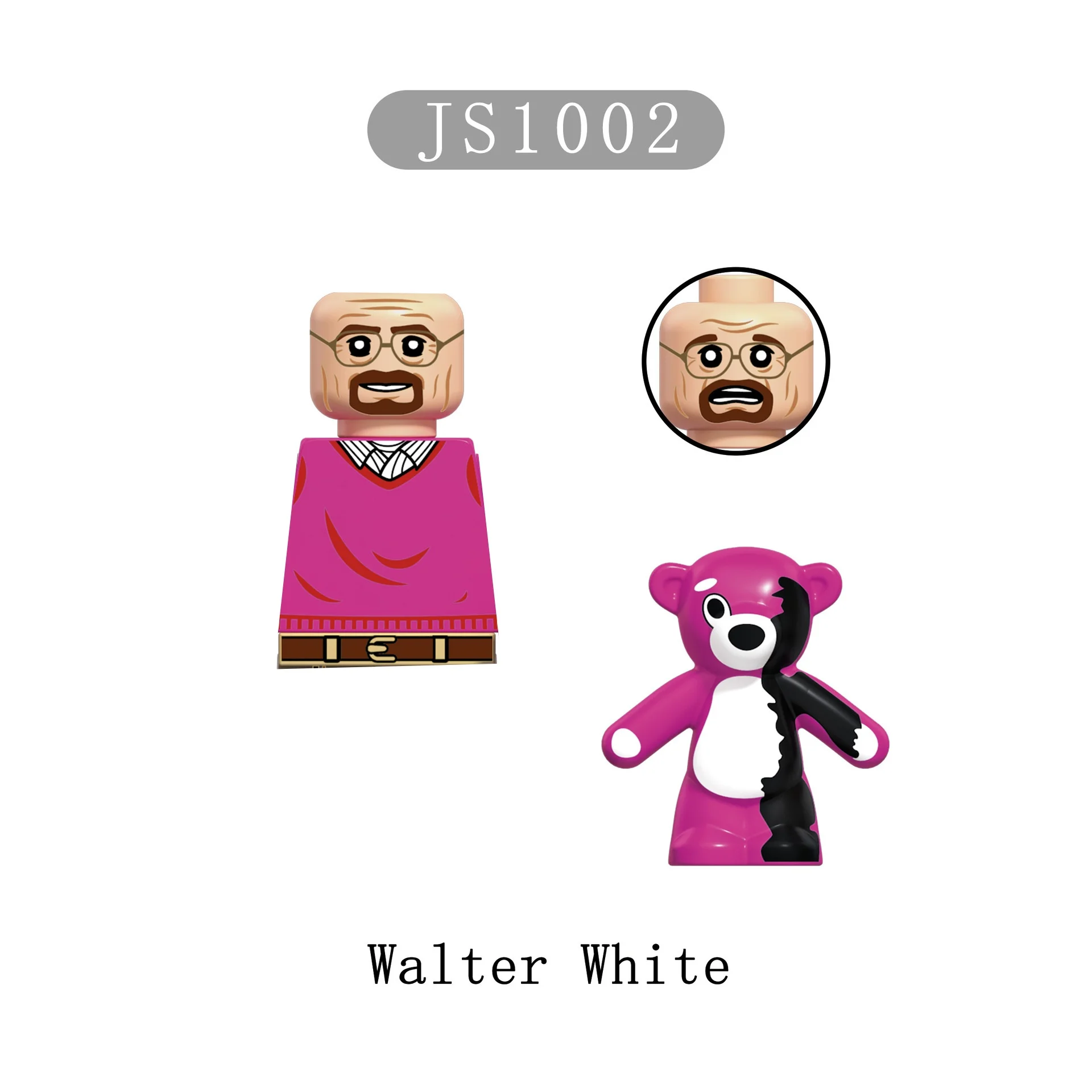 Film BreakBad Mini poupée figurine Heisenberg Walter White Gus Fring Saul Goodman Mike Ehrmantraut bloc de construction jouet pour les enfants