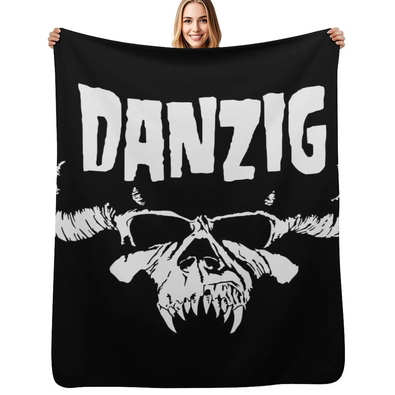 

seneng-Danzig-band-awakmu Throw Blanket Men's Soft Warm Throw Blanket for Couch