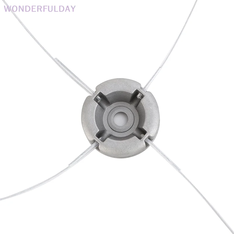 

New Universal Aluminum Alloy Lawn Mower Head With Nylon Steel Lawn Mowing Line Lawn Mower Replacement Parts