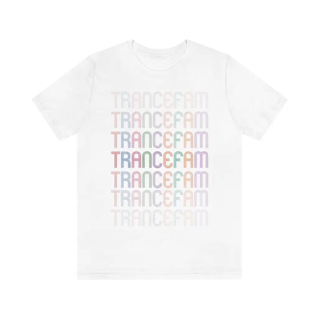 Trance Familien hemd Regenbogen mehrfarbig asot über Armin van Buuren Fähre Corsten Fsoe Musik festival Unisex Trikot