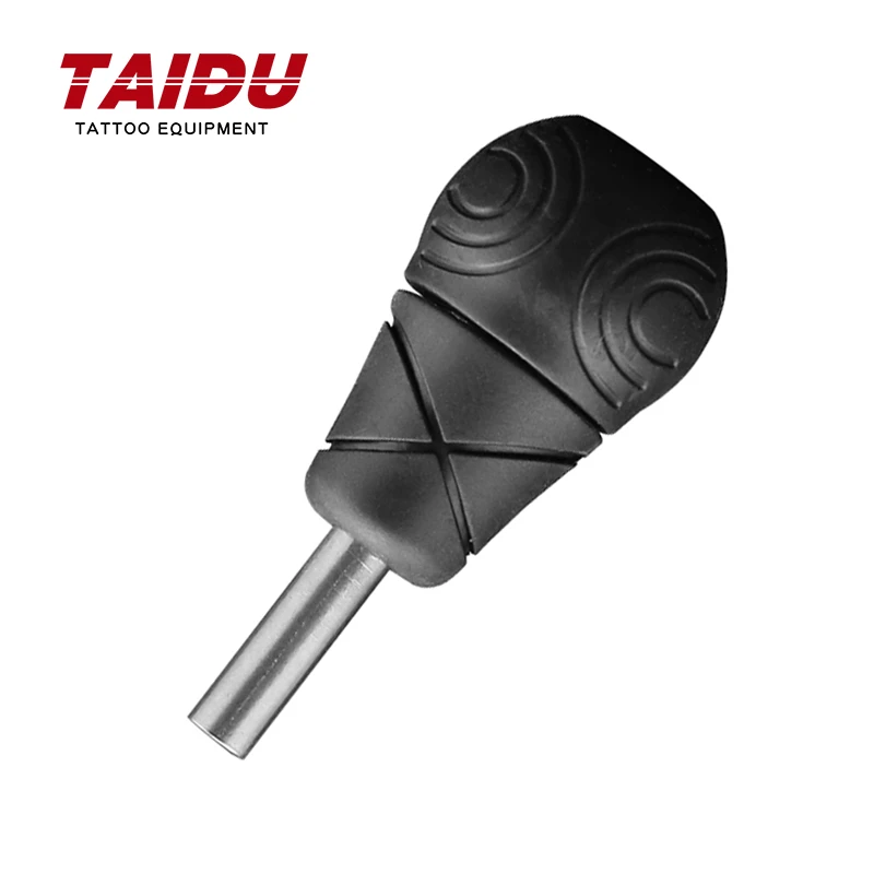 TAIDU Tattoo Handle Grip 35mm Copper Tube Unitary Tattoo Grip Silica Gel Shell Tattoo  Grips Tattoo Equipment